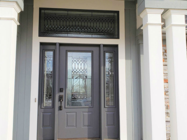 Entry Door With Transom Outside