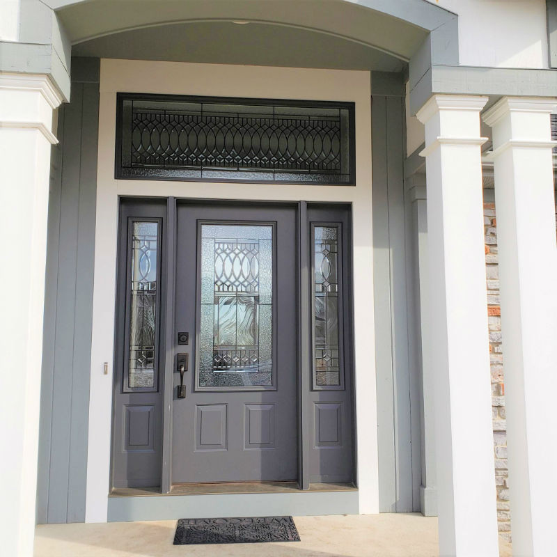 Entry Door With Transom Outside